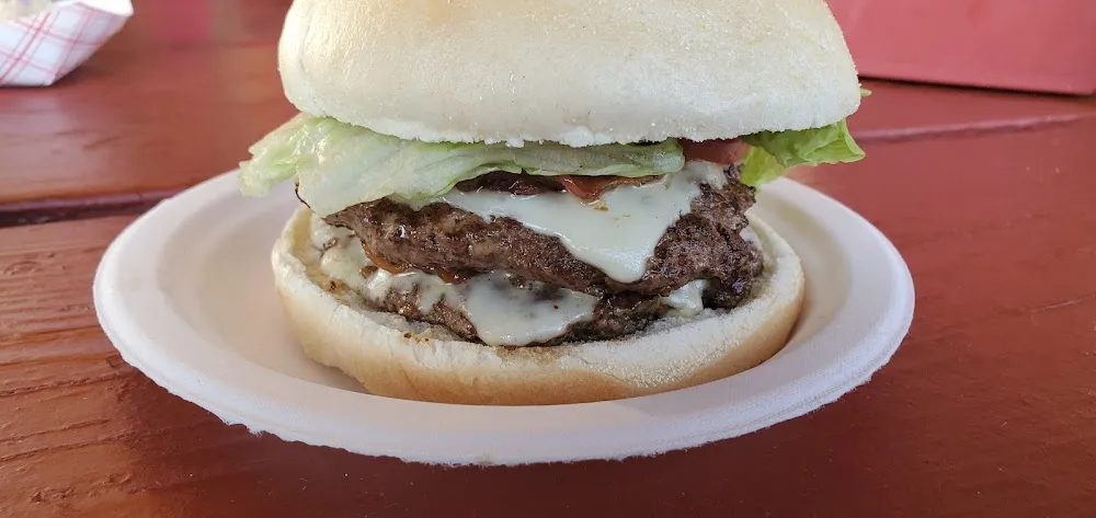 Mac's Double 1 4 lb Cheeseburger