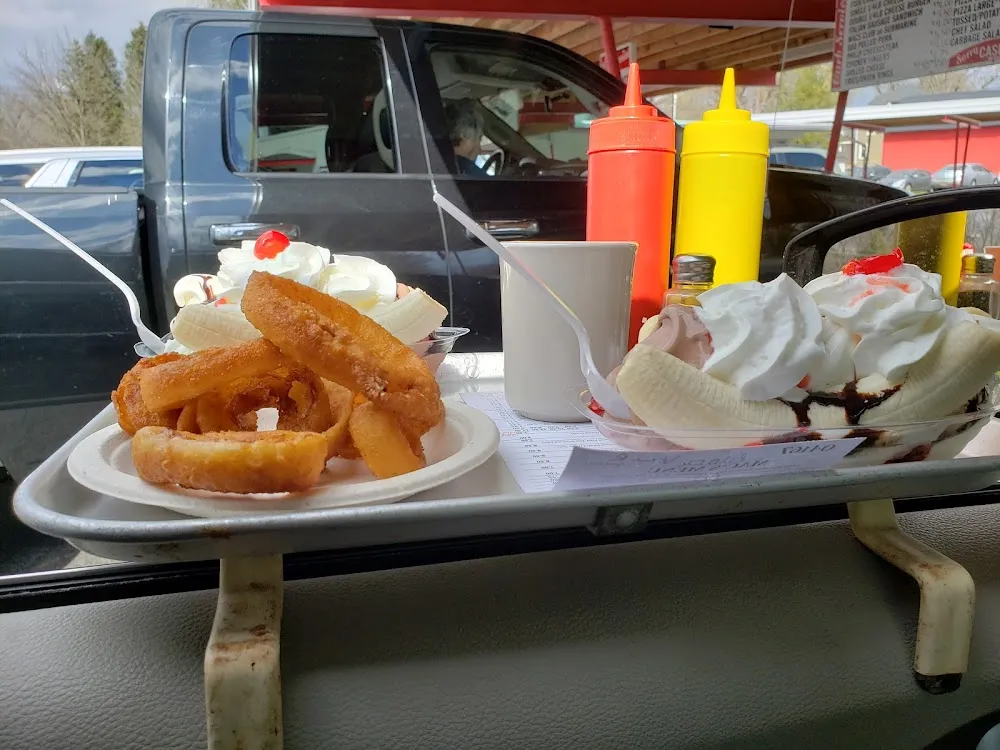 Onion Rings Banana Split